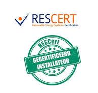 RESCERT gecertificeerd installateur
