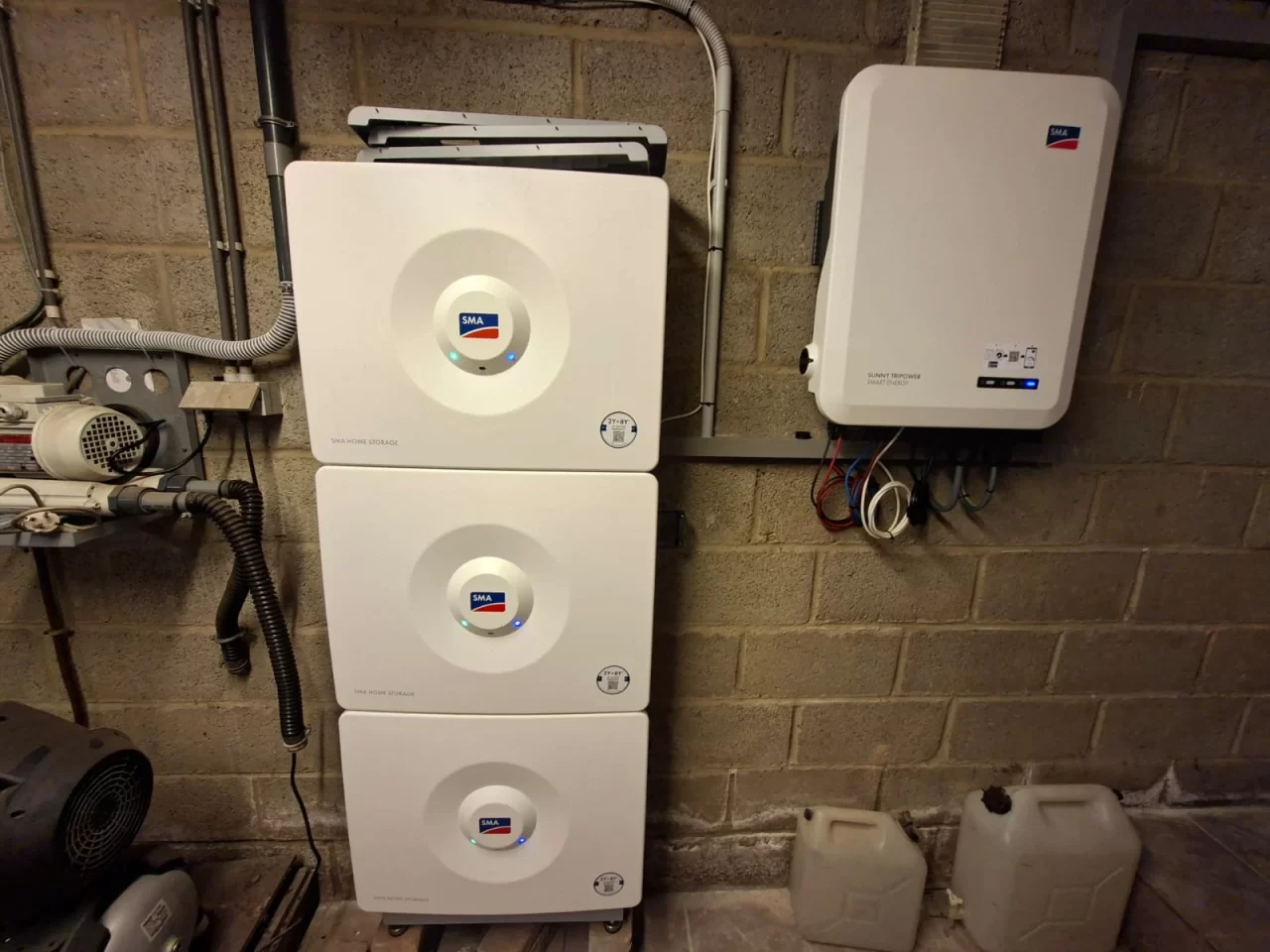 Thuisbatterij van 10 kWh voorbeeld 2